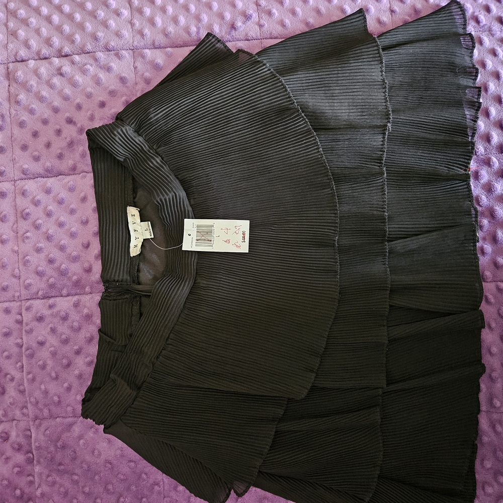 HYFVE Black Layered Skirt